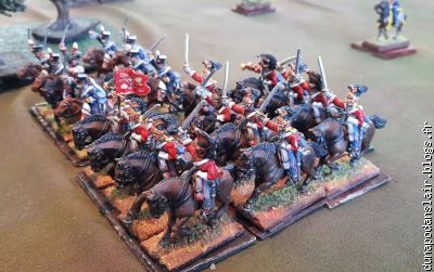 Les hussards et les dragons lourds anglais