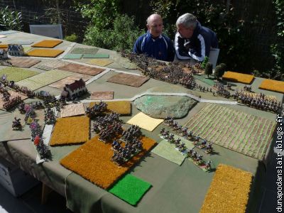 Lafumé (a d.) et frère Didier concoctent une de leurs perfidies