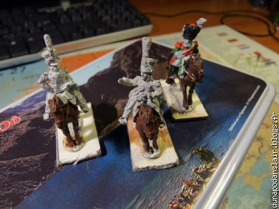 Vl'a mon mini troupeau de galonnés (c'est du Wargame Foundry)