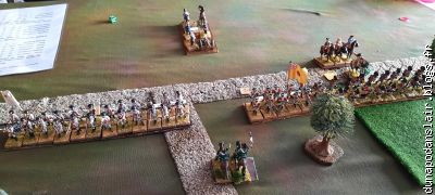 La cavalerie de Hoche fait déguerpir la batterie et meurt sous le feu