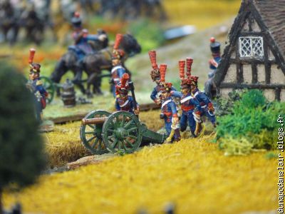 L'artillerie à cheval française en plein taf